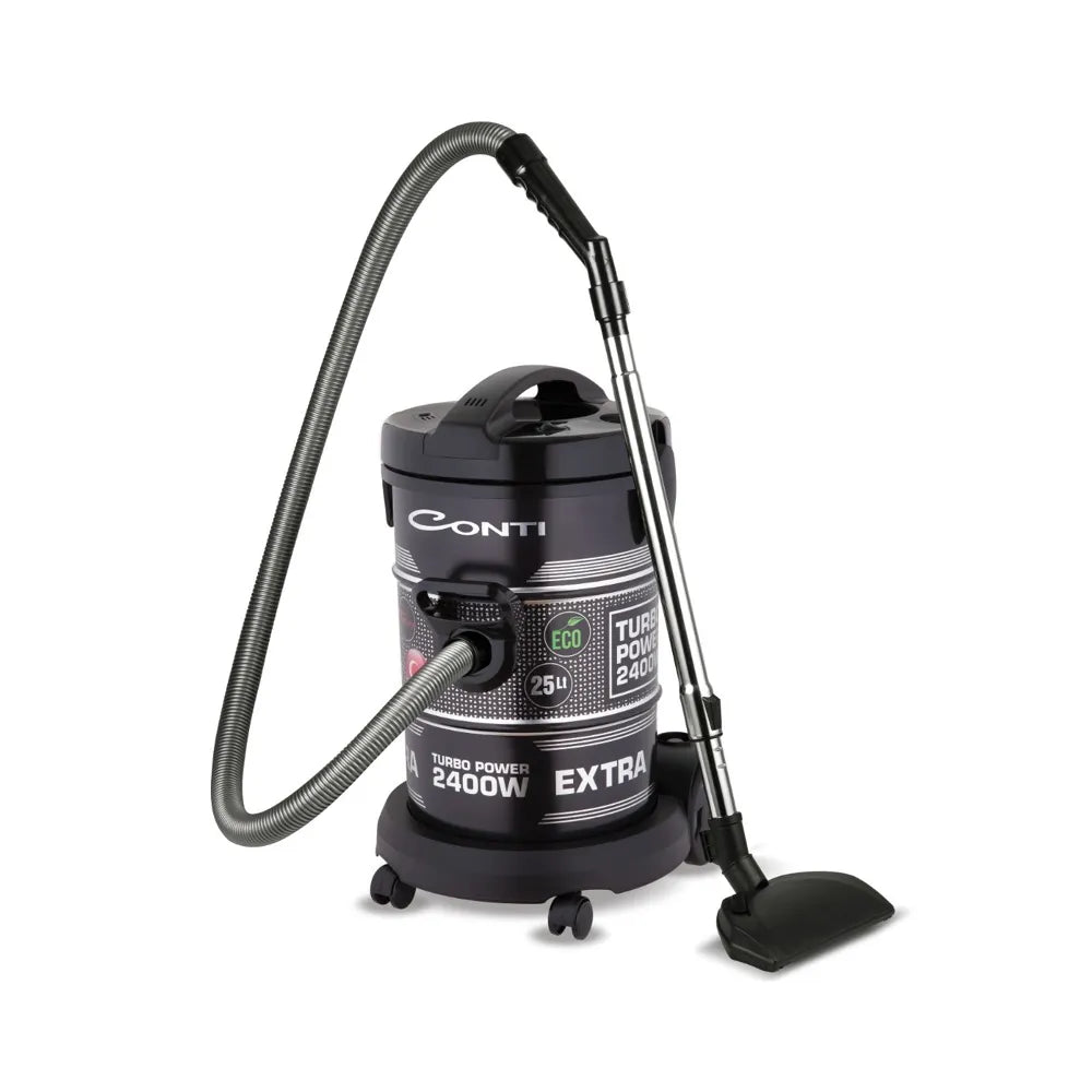 CONTI Vacuum Cleaner 2400W – Durable Metal Drum CONTI Vacuum Cleaner 2400W – Durable Metal Drum