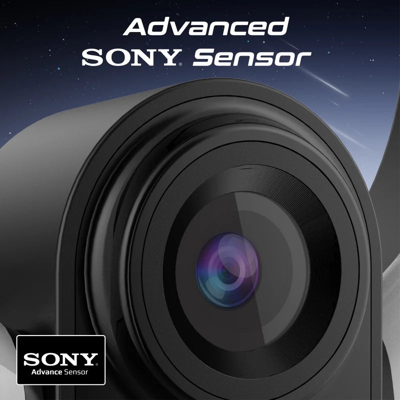 Promate VistaCam 2K Ultra-HD Webcam with Built-in Mic & Ring Light and detachable Tripod