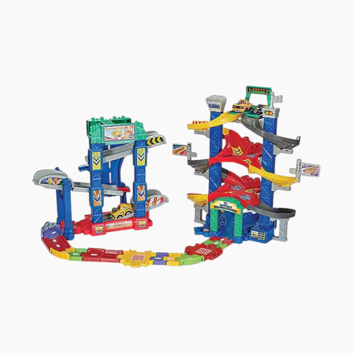 VTech Toot-Toot Drivers Criss-Cross Raceway Toy Race Car & Track