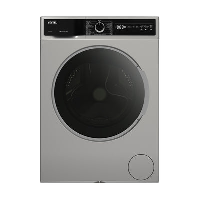 Vestel 8kg Washing Machine, 1200rpm, 15 Programs, Steam – W812T2TDSS-JO