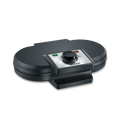 Severin Double Waffle Maker - Non-Stick & Space-Saving Design