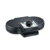 Severin Double Waffle Maker - Non-Stick & Space-Saving Design