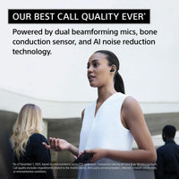 Sony WF-1000XM6 Truly Wireless Noise Cancelling Earbuds | 2026 | Studio Sound | 24Hr Battery | Black