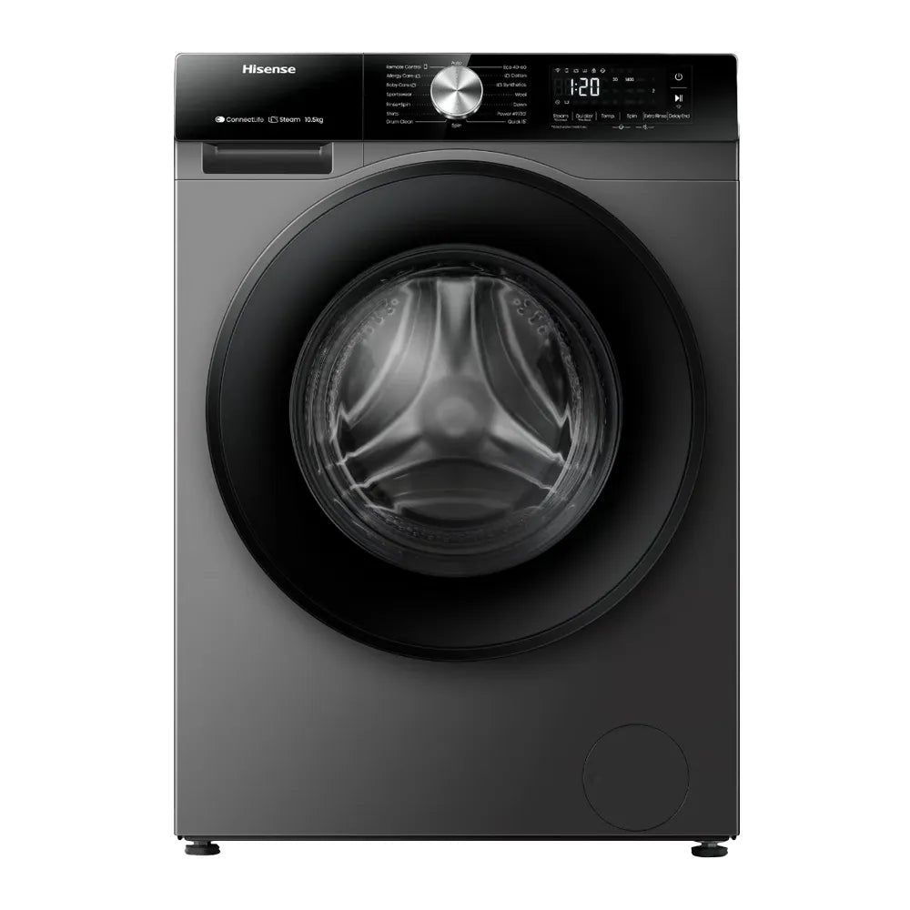 HISENSE 10.5KG Washing Machine – 1400 RPM | Efficient & Powerful HISENSE 10.5KG Washing Machine – 1400 RPM | Efficient & Powerful