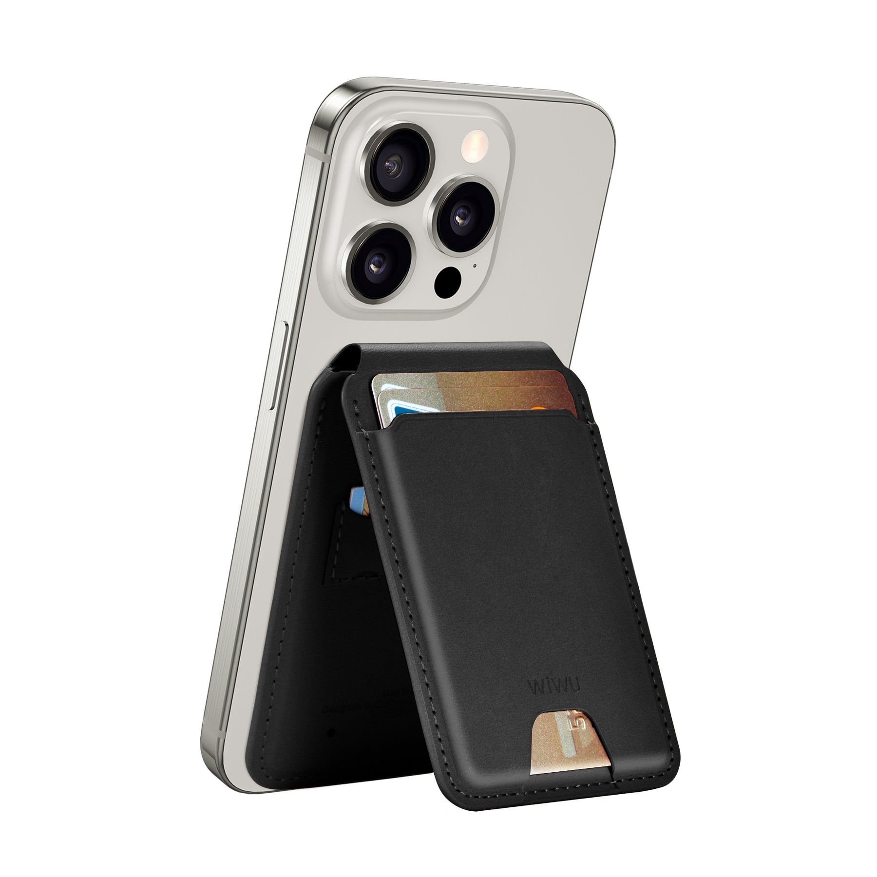 WIWU Mag Wallet FM MW 005 Slim & Magnetic - Black WIWU Mag Wallet FM MW 005 Slim & Magnetic - Black