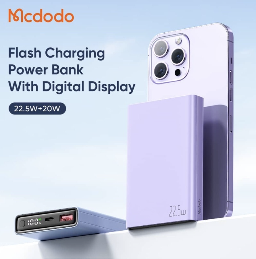 Mcdodo 22.5w USB Type-c 10000mah Power bank