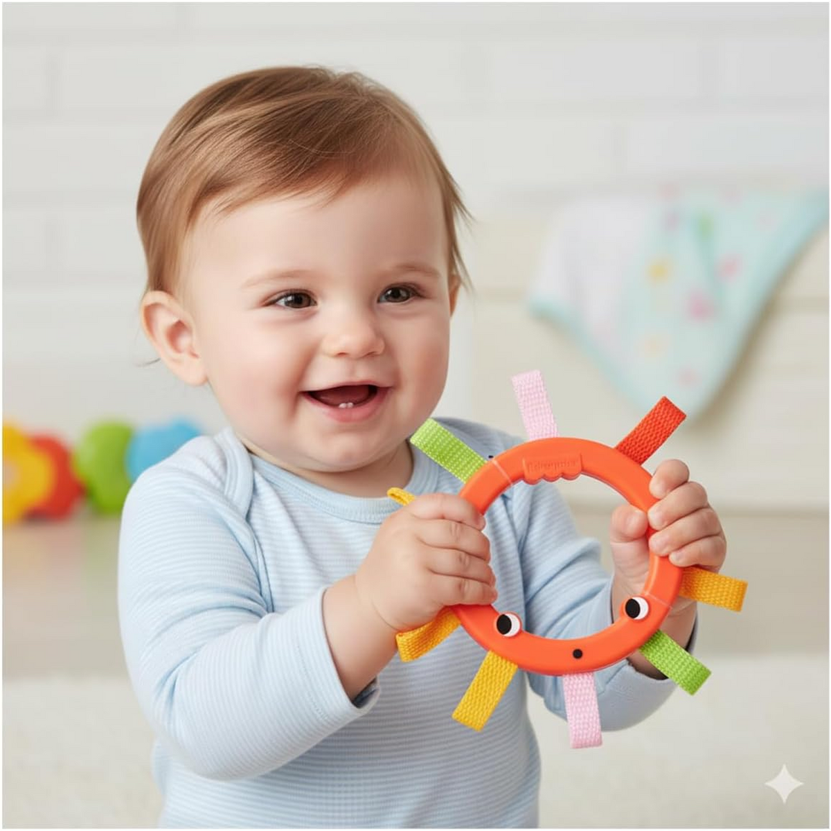Fisher-Price Webbing Rattle – Assorted
