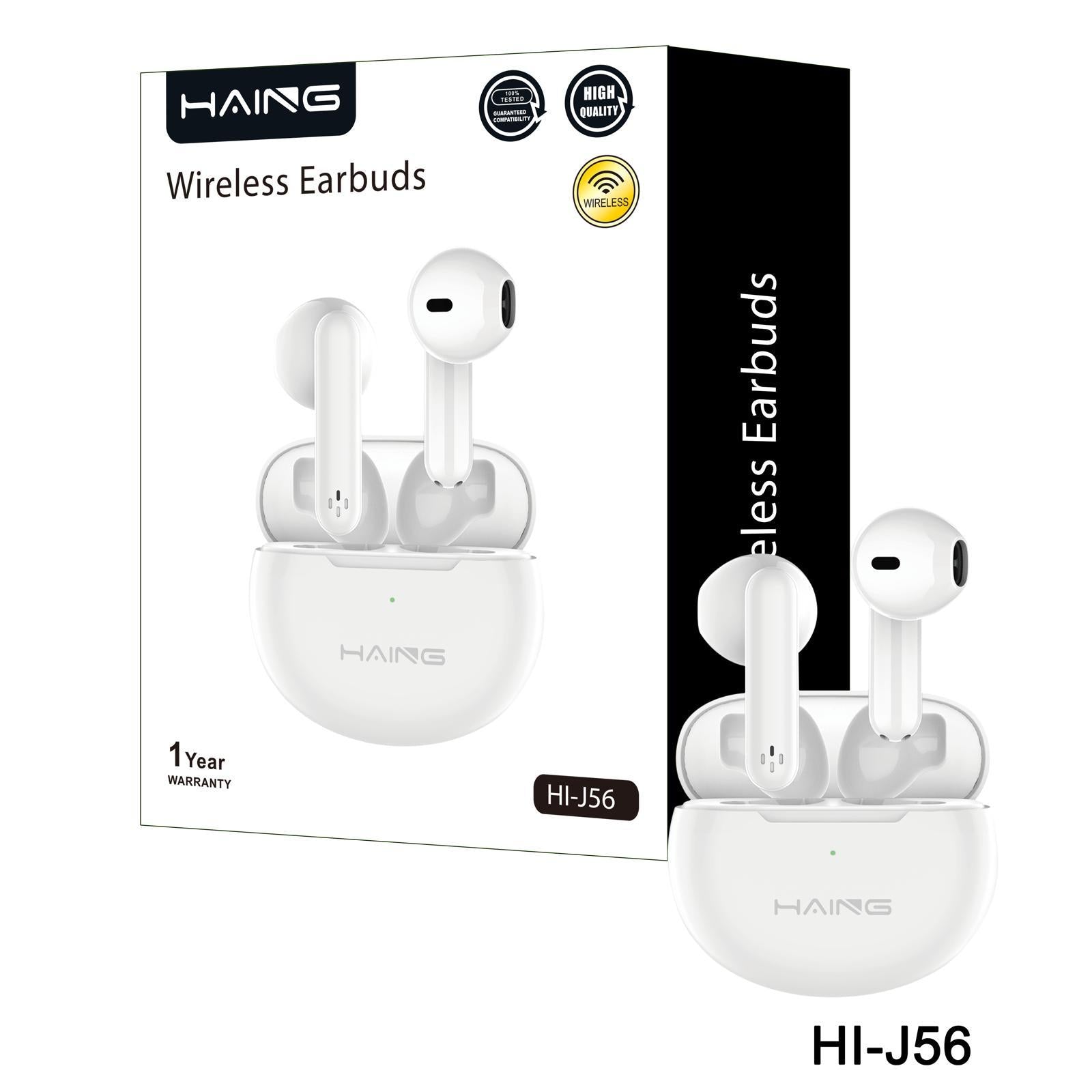 HAING HI-J56 V5.1 Wireless Earbuds Earphone HAING HI-J56 V5.1 Wireless Earbuds Earphone