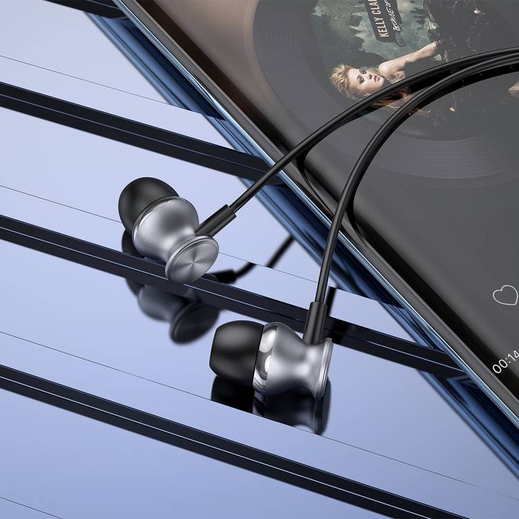 Green Lion Metal Wired Earphone – Premium Sound & Style