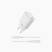 شاحن WiWU Essen GaN 20W مع كابل C إلى Lightning سريع
