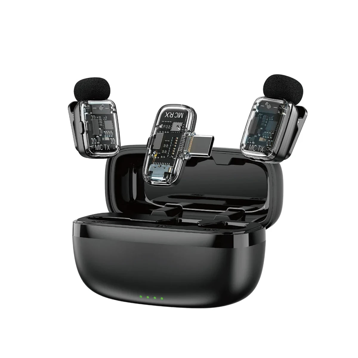 WiWU Wi-WM008 Dual Wireless Lavalier Microphone (1-to-2)