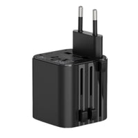WiWU 2500W Universal Travel Adapter – Black
