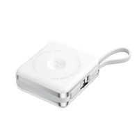 WIWU Mag Plus XF17 3-in-1 Magnetic Wireless Power Bank 10000mAh, 15W Wireless with Built-in Cables