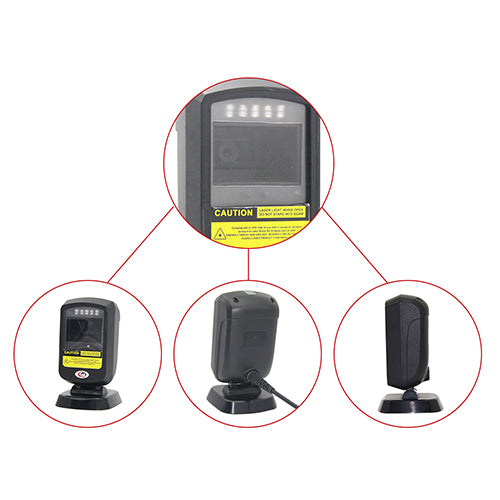 SUNLUX Wired Barcode Scanner 2D With Stand SUNLUX Wired Barcode Scanner 2D With Stand