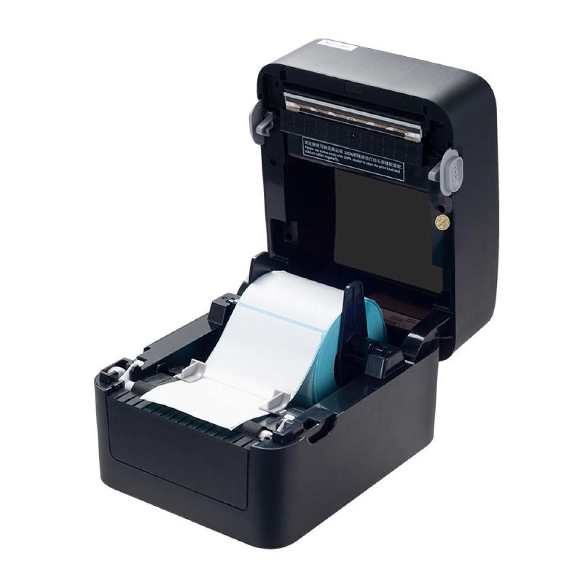 طابعة ملصقات الباركود الحرارية عالية السرعة Xprinter XP-410B مقاس 6 بوصات