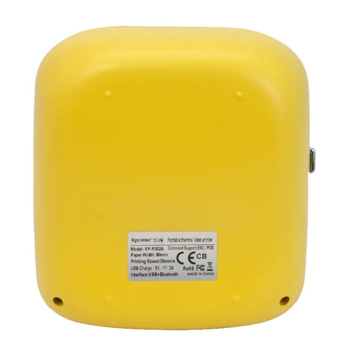 طابعة ملصقات محمولة لاسلكية Xprinter XP-P302A بدقة 203 نقطة في البوصة