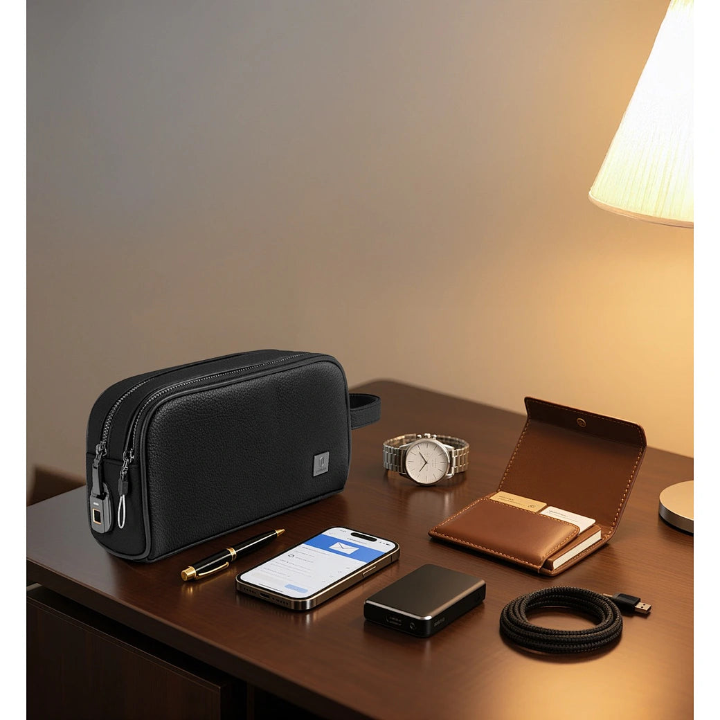 Wiwu Phantom Fingerprint Lock Pouch Pro - Black Wiwu Phantom Fingerprint Lock Pouch Pro - Black