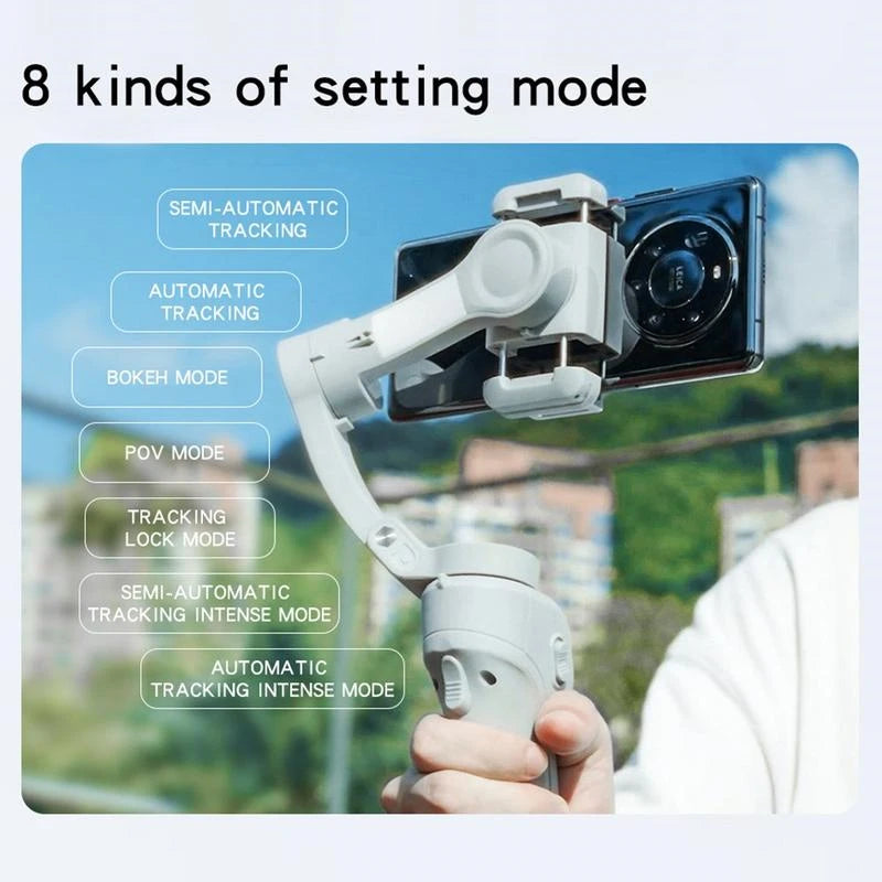 Yesido 3-axis Smartphone Holder Gimbal Stabiliser Face Tracking Selfie Stick