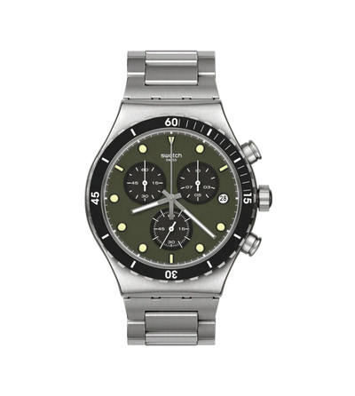 Swatch Back In Khaki Men Watch YVS488G