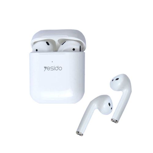 Yesido AirPods Wireless Headset with Wireless Charging - White Yesido AirPods Wireless Headset with Wireless Charging - White