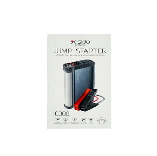 Yesido Jump Starter 10000mAH Power Bank Car Jump Starter