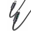 Yesido CA157 USB-C to Lightning Cable 27W — 480Mbps, Nylon Braided, 1.2m