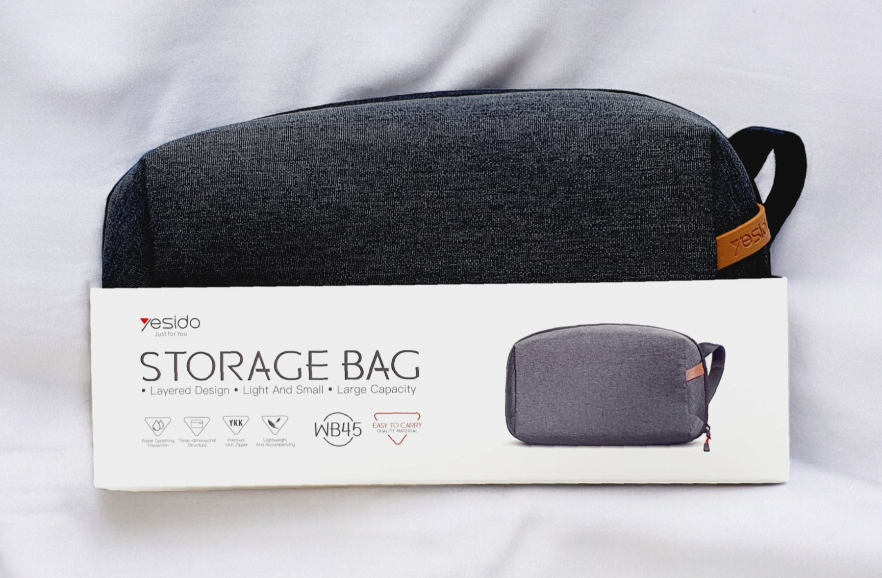 Yesido Storage Bag Stylish Organization for Your Essentials - Black Yesido Storage Bag Stylish Organization for Your Essentials - Black