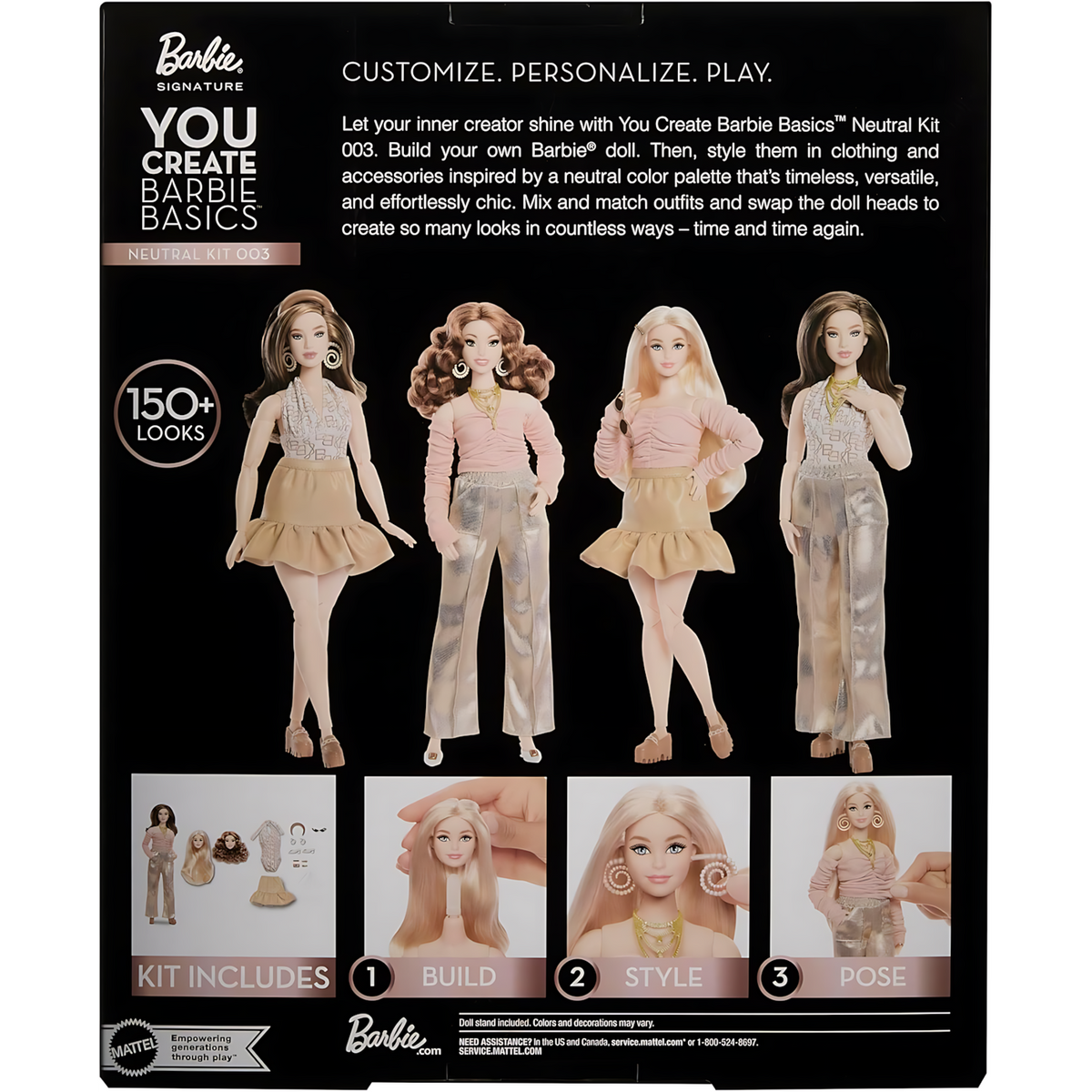 Barbie You Create Barbie Basics White and Curvy