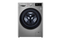 LG F4V5VYP2T 9kg Front Load Washing Machine – 1400 RPM, AI DD, Steam & ThinQ – View 1