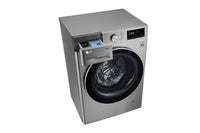 LG Front Load Washing Machine 8kg - AI Direct Drive, Steam, Silver