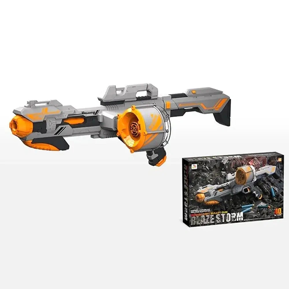 لعبة مسدس Blaze Storm يدوي مع 40 طلقة إسفنجية 6+