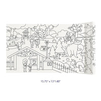 Mideer Adhesive Colouring Scroll – The Magic Zoo
