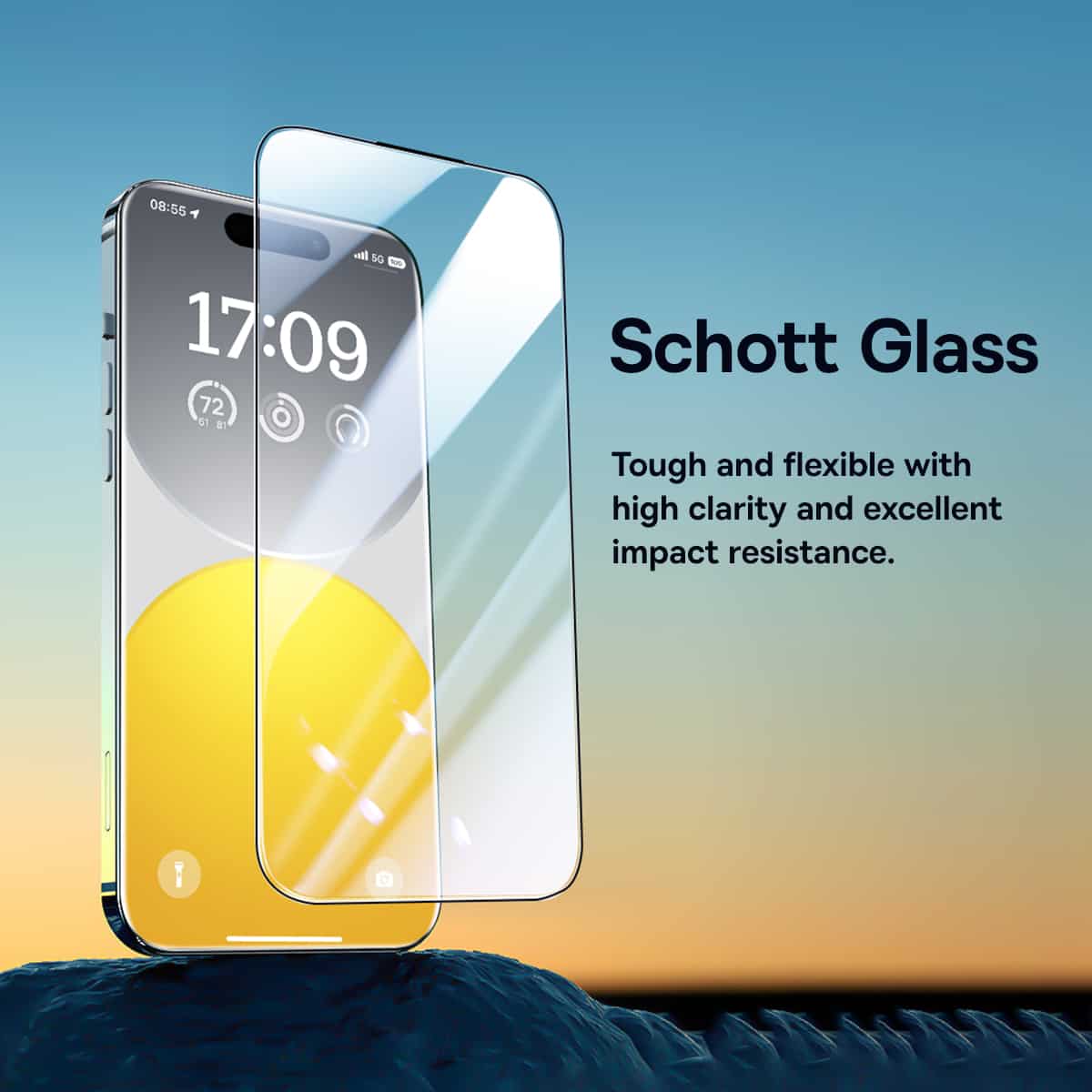 Baseus Sapphire HD Tempered-Glass Protector for iPhone 15/16 Baseus Sapphire HD Tempered-Glass Protector for iPhone 15/16