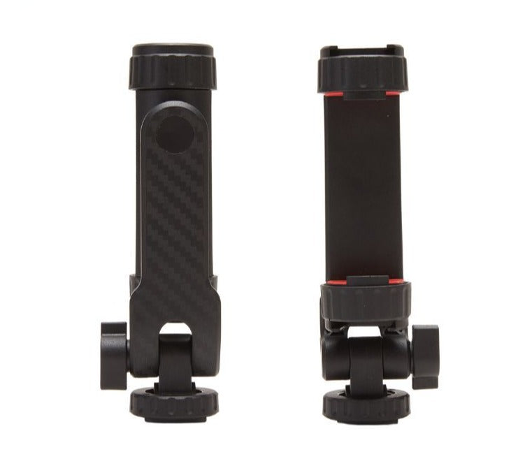 Jmary Double Cold Shoe Extension Mobile Holder Clip - Black Jmary Double Cold Shoe Extension Mobile Holder Clip - Black