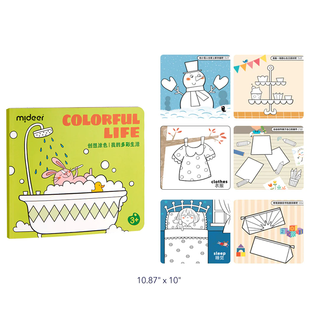 Mideer Coloring Book Mideer Coloring Book