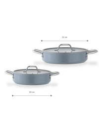 Droit 4 Piece Shallow Pan Set - Madame Coco JO