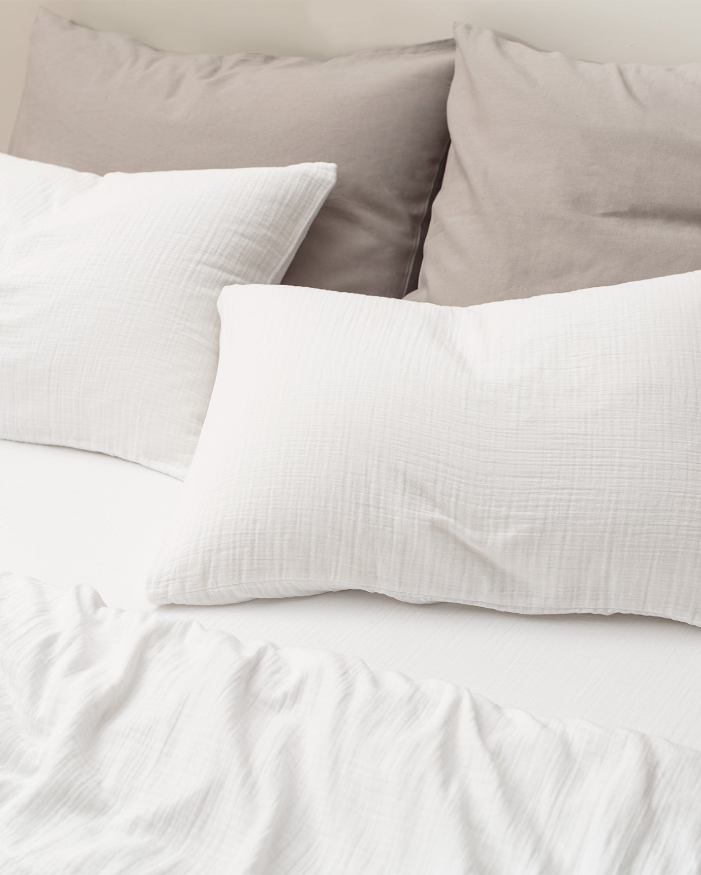 Marla  Muslin Superking Size Duvet Cover Set - Fitted - Madame Coco JO