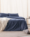 Madame Coco Adrien King Size Ribbed Duvet Cover Set