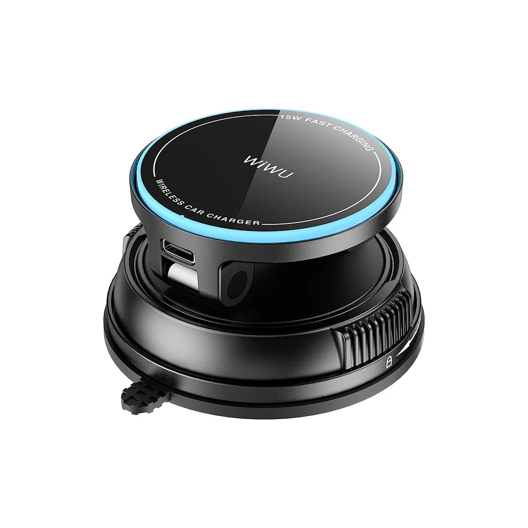 WIWU 15W Universal Automatic Wireless Car Charger CH-326 WIWU 15W Universal Automatic Wireless Car Charger CH-326
