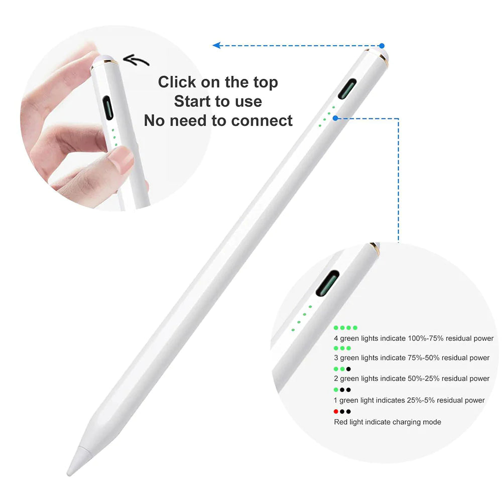 Joyroom  Active Stylus Pen with Replacement Tip*2 - White