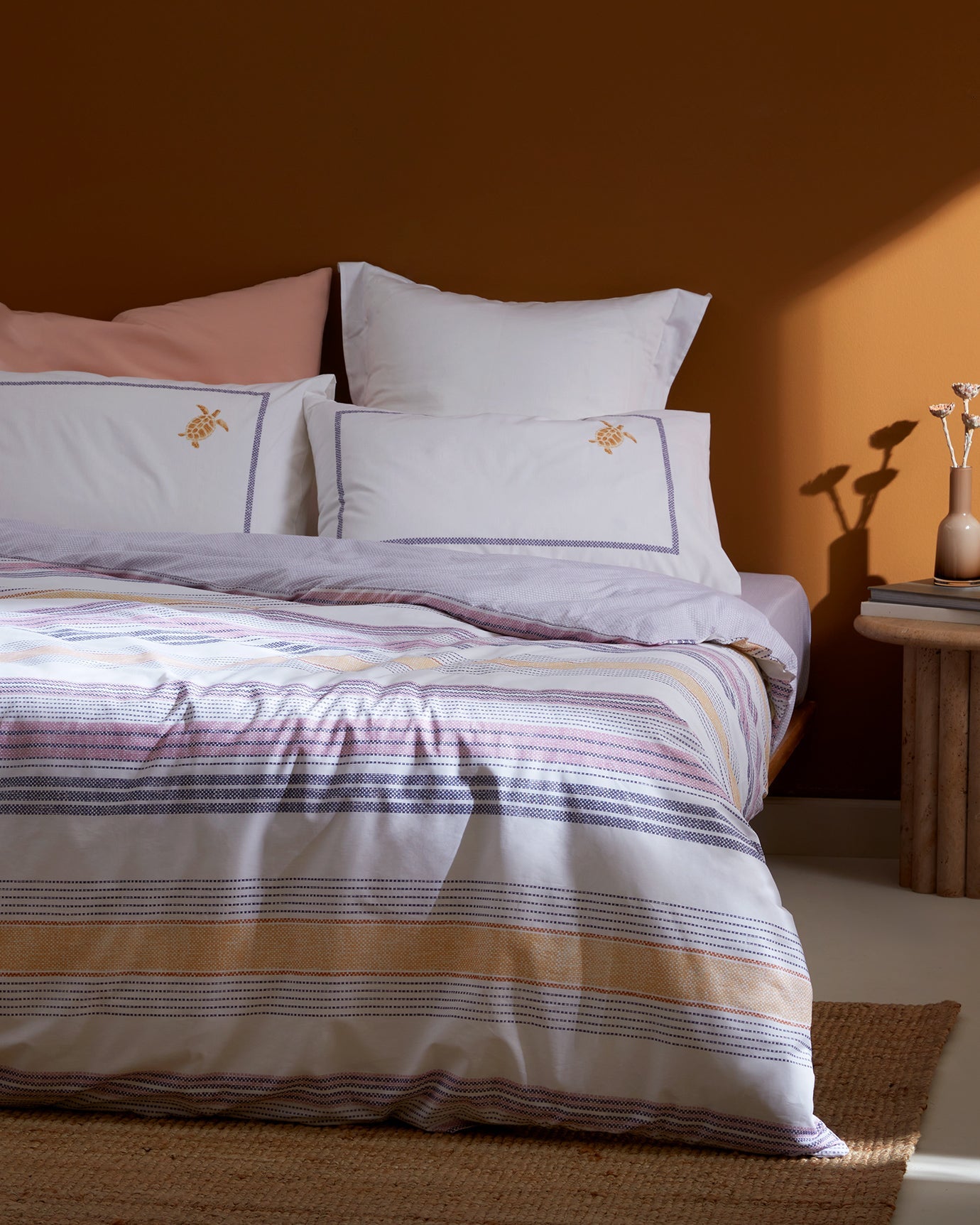Janvier King Size Fitted  Duvet Cover Set - Ranforce Patterned - Madame Coco JO