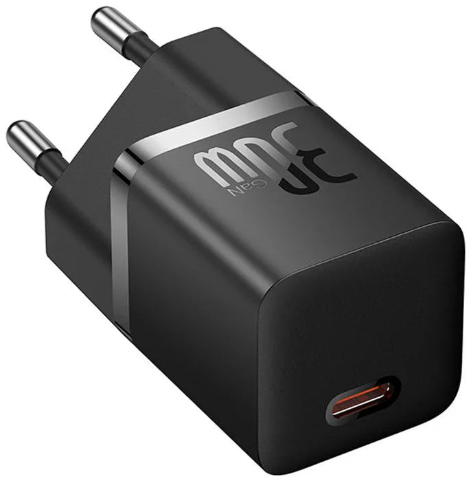 Baseus GaN5 Wall Charger 30W Mini Fast Charger - Black Baseus GaN5 Wall Charger 30W Mini Fast Charger - Black