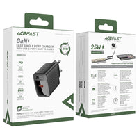 شاحن ACEFAST A104 GaN 25W USB-C سريع قابس أوروبي