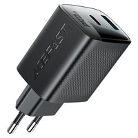 ACEFAST A106 PD45W GaN Wall Charger Dual Port USB-C + USB-A (EU)