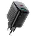 ACEFAST A106 PD45W GaN Wall Charger Dual Port USB-C + USB-A (EU)