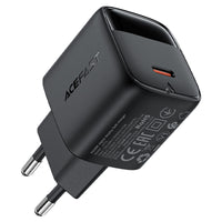 شاحن ACEFAST A115 GaN 30W مع شاشة LED وكابل USB-C