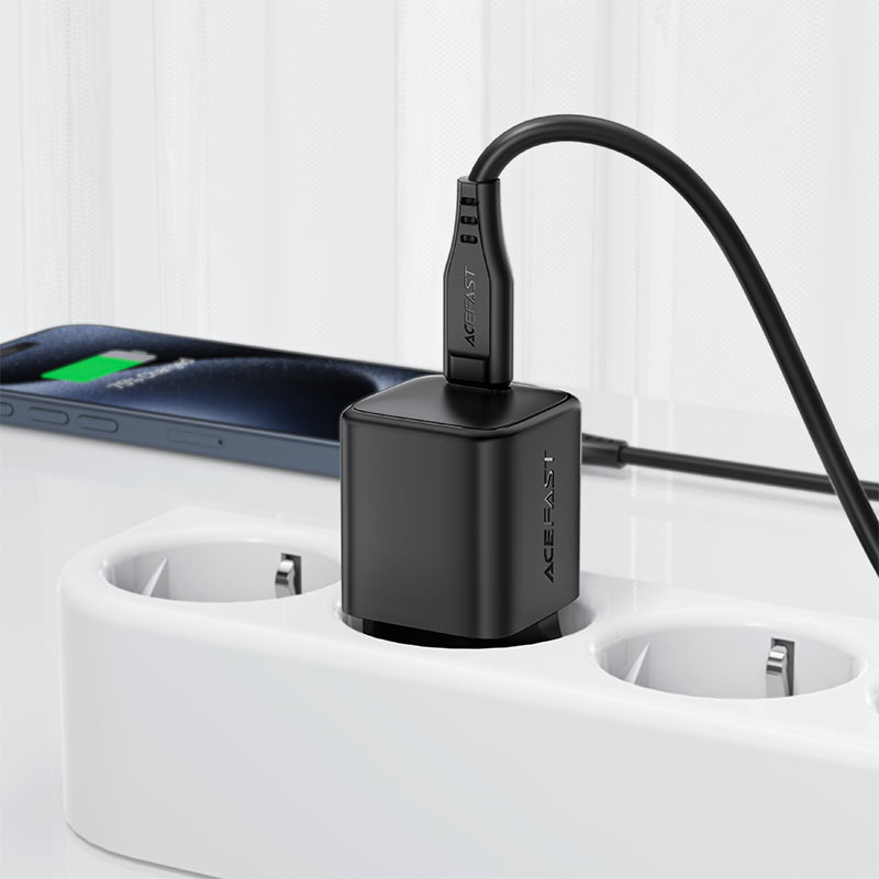 ACEFAST A117 PD20W GaN Wall Charger Single USB-C EU Plug