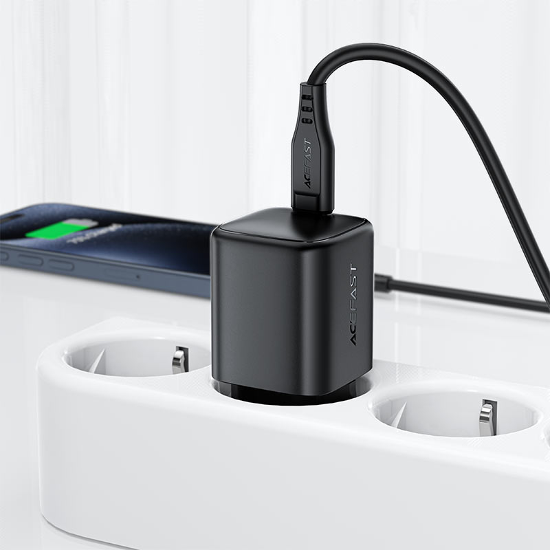 شاحن حائط سريع Acefast A119 PD45W GaN بمنفذ USB-C