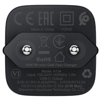 ACEFAST A134 PD67W GaN Wall Charger Single USB-C EU Plug