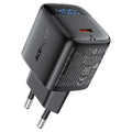 ACEFAST A135 GaN Wall Charger 40W PD – LED Display, AVS Fast Charging, EU Plug